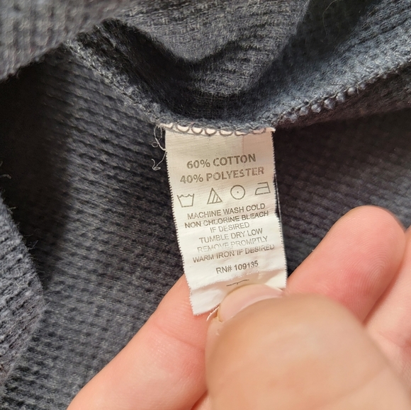 Oklahoma City Thunder Gray small/medium Long Sleeve Thermal Pullover NBA OKC - Picture 4 of 6